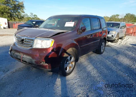 2012 Honda Pilot Ex-L from USA, damaged, VIN 5FNYF4H56CB043613